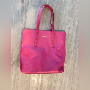 Juicy Couture Bright Pink Stud-Accent Tote